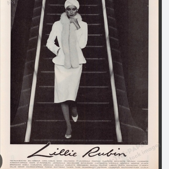 VTG Lillie Rubin, Elegant Silk Palazzo Pants, White,SINGLE Layered Leg, Size 10 - Picture 3 of 13